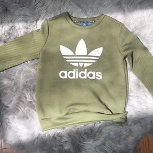 Green Adidas Crewneck
